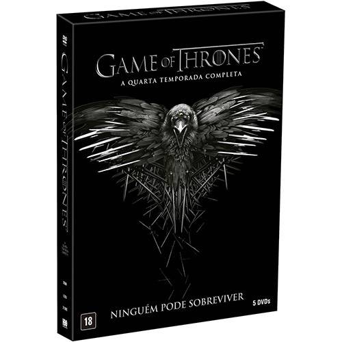 DVD - Game Of Thrones: a Quarta Temporada Completa - Ninguém Pode Sobreviver (5 Discos)