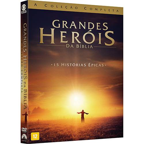 Tudo sobre 'DVD - Grandes Heróis da Bíblia - 15 Histórias Épicas - a Coleção Completa (4 Discos)'
