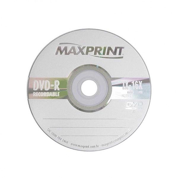 DVD Gravavel Dual Layer DVD+R 8,5GB/240MIN/8X SLIM - Maxprint
