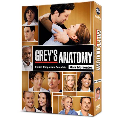 DVD Grey's Anatomy - 5ª Temporada (7 DVDs)