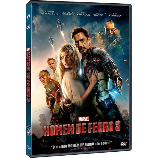 DVD Homem de Ferro 3 - Robert Downey Jr., Gwyneth Paltrow