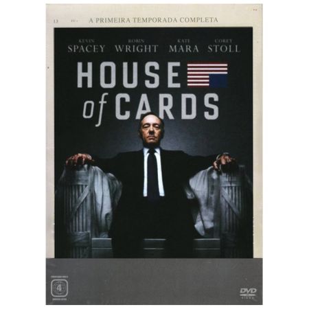 DVD House Of Cards 1ª Temporada Completa (4 Discos)