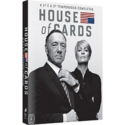 DVD - House Of Cards - a Primeira e a Segunda Temporadas Completas