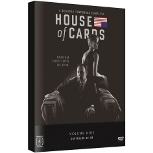DVD House Of Cards - Segunda Temporada (4 DVDs)