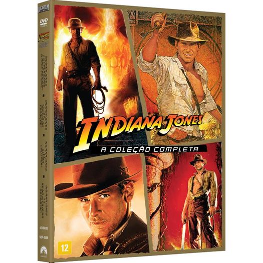 DVD Indiana Jones - a Colecao Completa (4 DVDs)