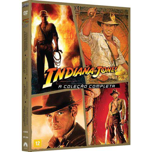 Dvd Indiana Jones - a Colecao Completa (4 Dvds)