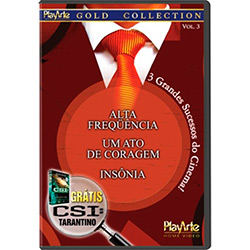 DVD Insônia + DVD um Ato de Coragem + DVD Alta Frequência