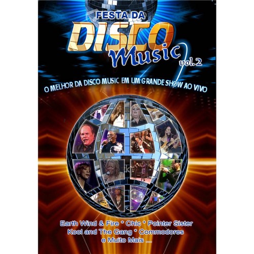 DVD Internacional Diversos - Festa da Disco Music VOL. 2