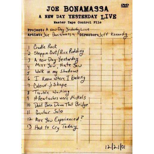 Tudo sobre 'Dvd Joe Bonamassa - a New Day Yesterday Live'