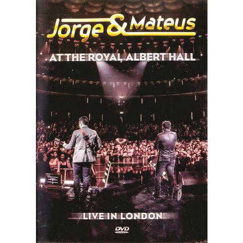 DVD Jorge e Mateus At The Royal Albert Hall ao Vivo Original