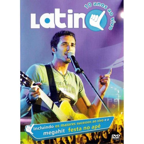 DVD Latino - 10 Anos ao Vivo