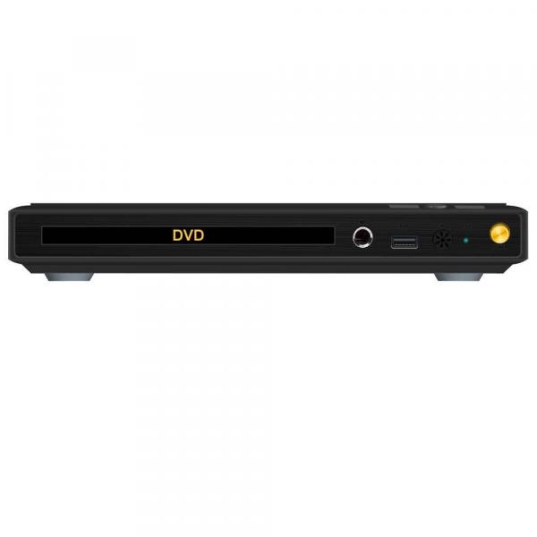 DVD Lenoxx DV445, USB, Karaokê e Ripping - Preto