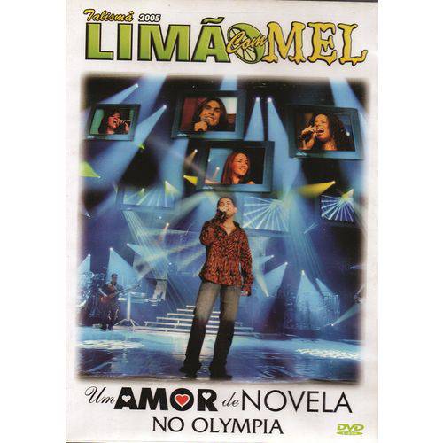 DVD Limão com Mel um Amor de Novela ao Vivo Olimpia Original