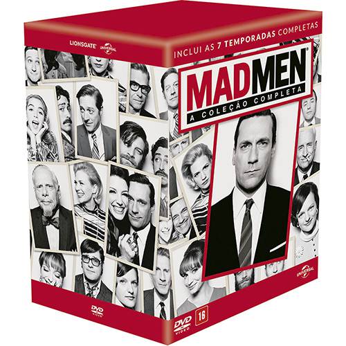 DVD - Mad Men: a Coleção Completa (30 DVDs)