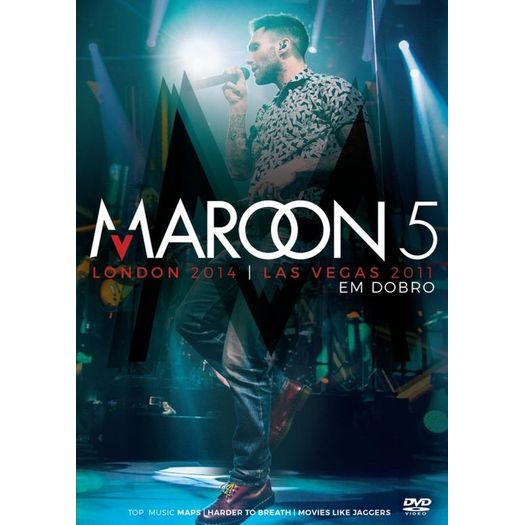 DVD Maroon 5 - em Dobro: London 2014, Las Vegas 2011