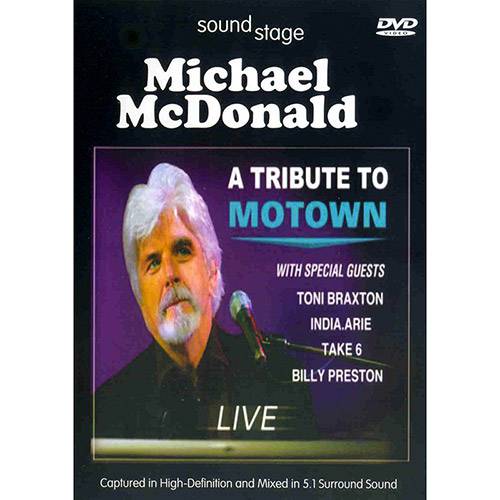 Tudo sobre 'Dvd Michael Mcdonald Tribute To Motown'