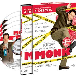 DVD Monk - 2ª Temporada (4 DVDs)