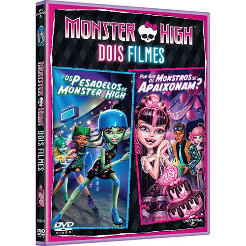 DVD Monster High - os Pesadelos de Monster High e por que os Monstros se Apaixonam? (1 Disco)