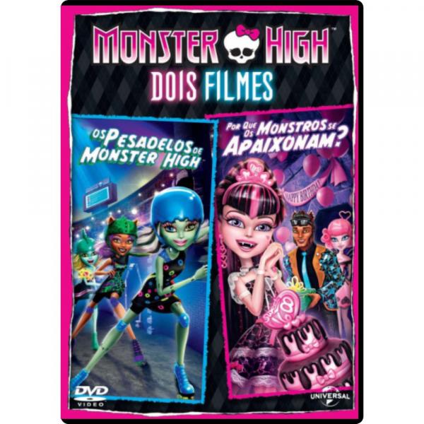 DVD Monster High - os Pesadelos de Monster High + por que os Monstros se Apaixonam - Universal
