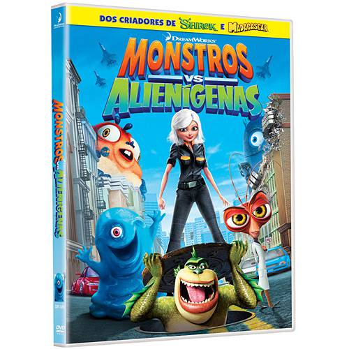 DVD Monstros Vs. Alienígenas