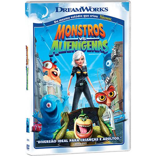DVD - Monstros Vs Alienígenas