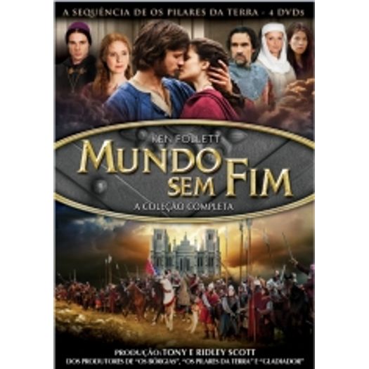 DVD Mundo Sem Fim - a Coleção Completa (4 DVDs)