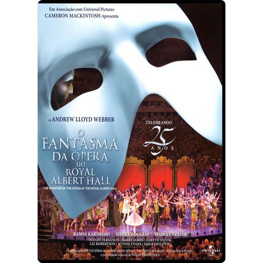 Tudo sobre 'DVD o Fantasma da Ópera no Royal Albert Hall'