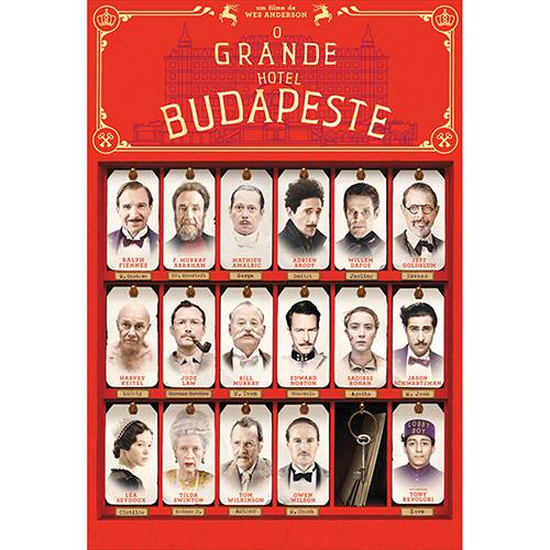 DVD - o Grande Hotel Budapeste