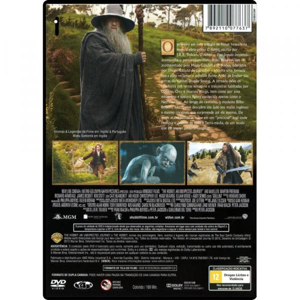 DVD o Hobbit - uma Jornada Inesperada - Warner