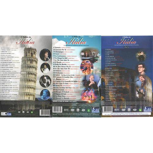 DVD - o Melhor da Italia - 1-2-3