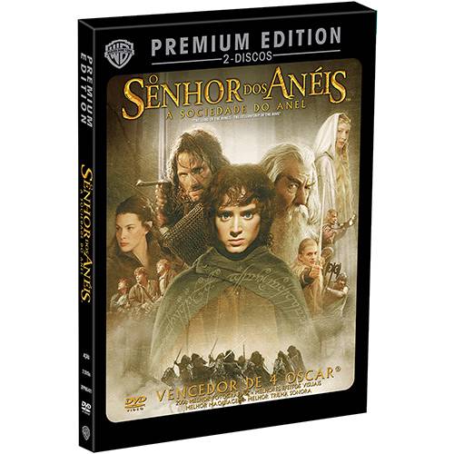 Tudo sobre 'DVD - o Senhor dos Anéis - a Sociedade do Anel - Premium Edition (Duplo)'