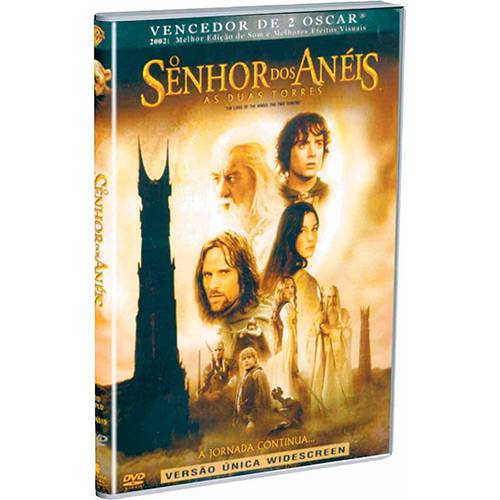 DVD - o Senhor dos Anéis: as Duas Torres