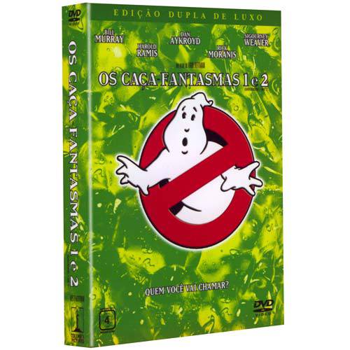 DVD os Caça-Fantasmas 1 & 2 - Edição de Luxo (Duplo)