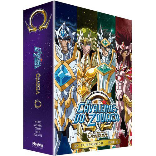 DVD os Cavaleiros do Zodíaco - Ômega - Segunda Temporada Box 3 (3 Dvds)