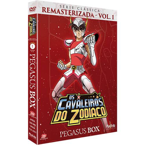 DVD - os Cavaleiros do Zodíaco: Série Clássica Remasterizada - Volume 1