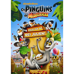 DVD os Pinguins de Madagascar - Feliz Dia do Rei Julien!