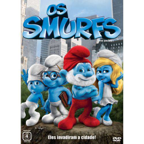DVD os Smurfs - Eles Invadiram a Cidade