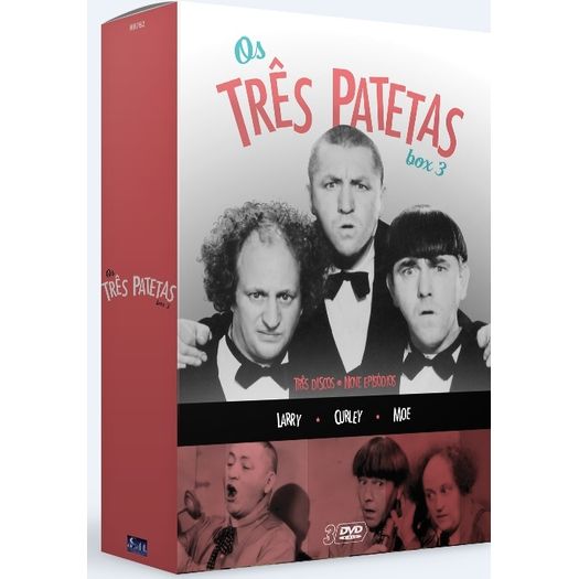 DVD os Três Patetas - Box 3 (3 DVDs)