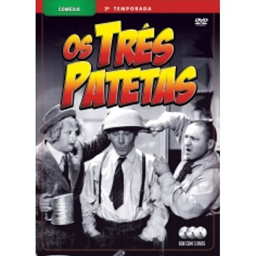 DVD os Três Patetas - Segunda Temporada (3 DVDs)
