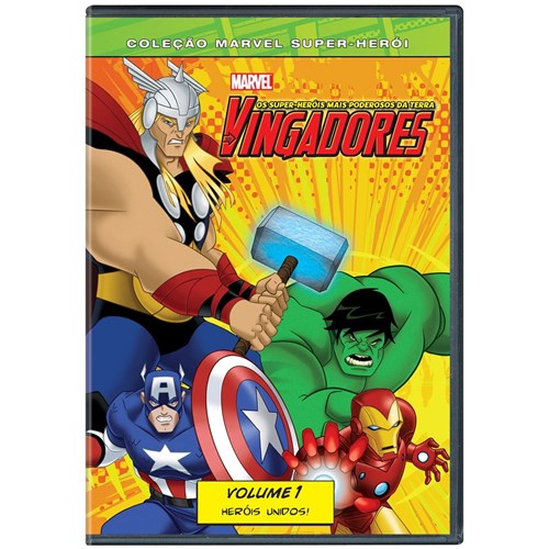 Dvd - os Vingadores Vol. 1 - Heróis Unidos!