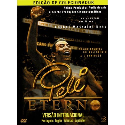 DVD Pelé Eterno - Versão Internacional - Ed. Colecionador
