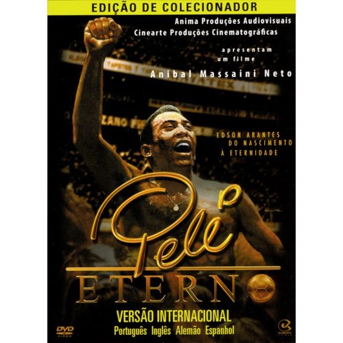 DVD - Pelé Eterno - Versão Internacional - Ed. Colecionador