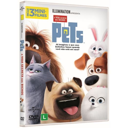 DVD Pets - a Vida Secreta dos Bichos