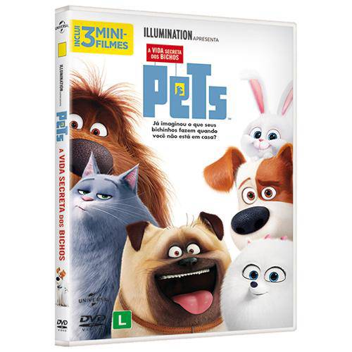 Dvd - Pets - a Vida Secreta dos Bichos