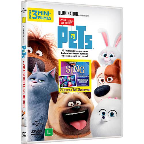 DVD Pets : a Vida Secreta dos Bichos