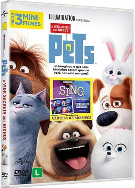 DVD - Pets - a Vida Secreta dos Bichos