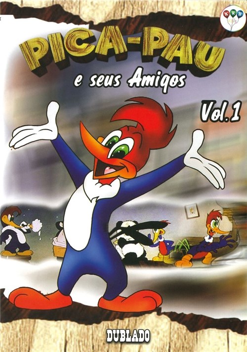 Dvd - Pica-Pau e Seus Amigos Vol. 1