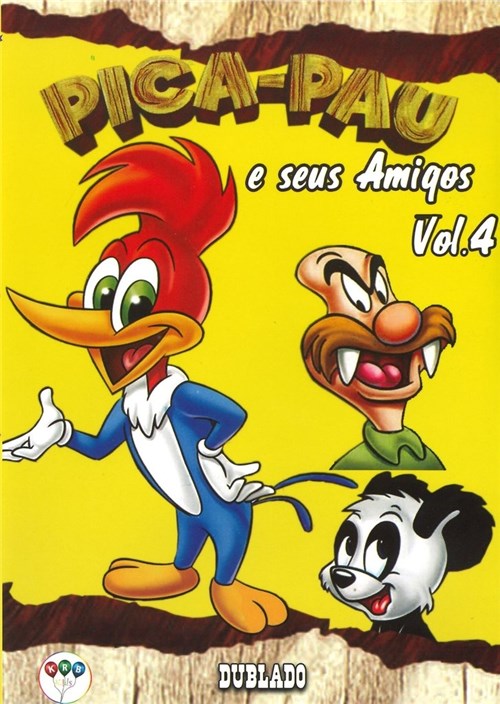 Dvd - Pica-Pau e Seus Amigos Vol. 4