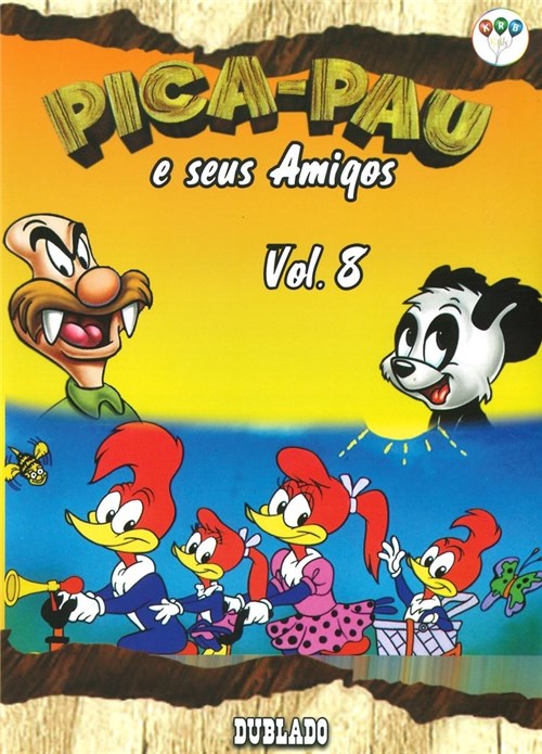 Dvd - Pica-Pau e Seus Amigos Vol. 8