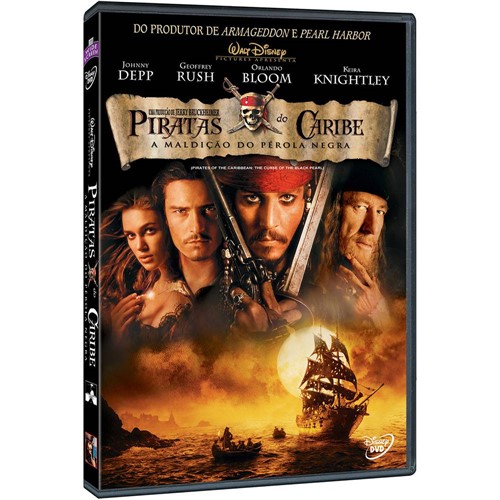 DVD Piratas do Caribe 1: a Maldição do Pérola Negra